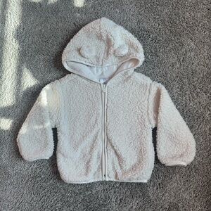 Baby GAP White Sherpa Hoodie